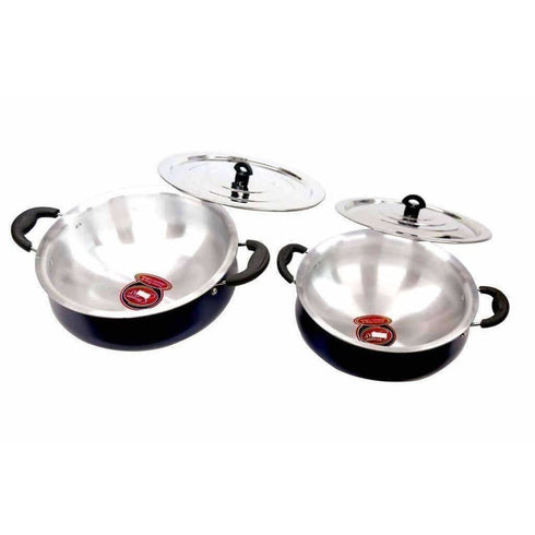 Aluminium Biryani Handi With Lids