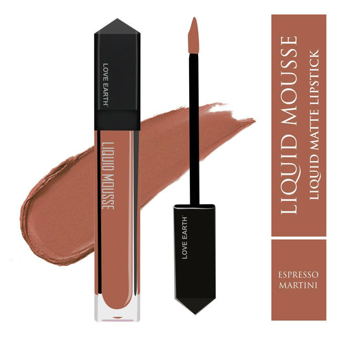 Love Earth Liquid Mousse Lipstick Espresso Martini