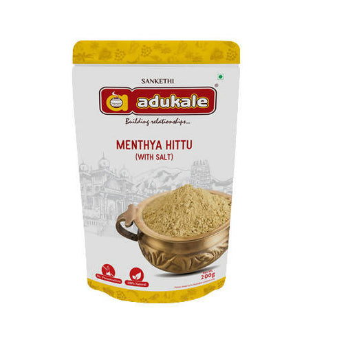 Adukale Menthya Hittu Mix With Salt