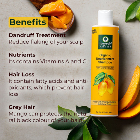 Organic Harvest Organic Nourishment Shampoo With Mango Butter