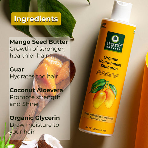 Organic Harvest Organic Nourishment Shampoo With Mango Butter