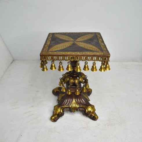 Brass Home Stool God Idol Statue 21.5Kg