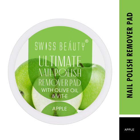 Swiss Beauty Nail Polish Remover Pad Apple Pack Of 2 3g Each
