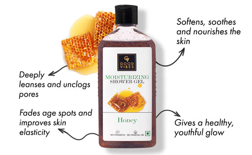 Good Vibes Honey Moisturizing Shower Gel 300ml