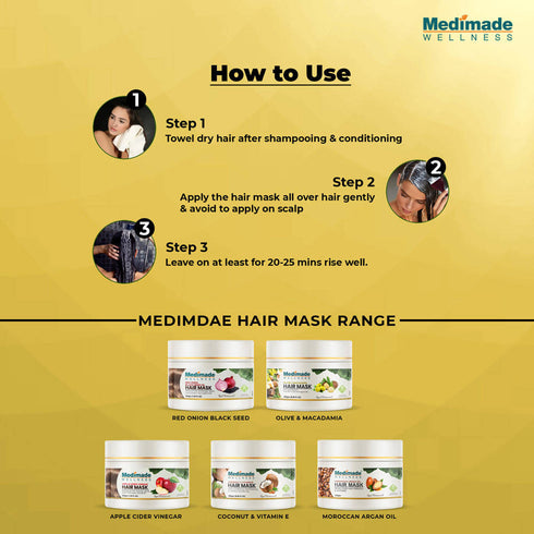 Medimade Wellness Olive & Macadamia Hair Mask