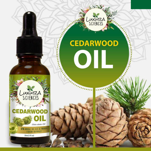 Luxura Sciences Organic Cedarwood Essential Oil