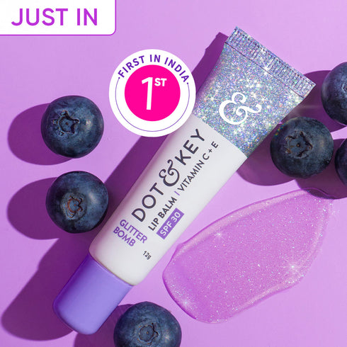 Dot and key Vitamin C+E Spf 30 Glitter Lip Balm