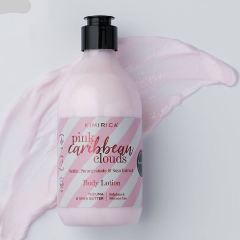 Kimirica Pink Caribbean Clouds Silicone Free Body Lotion 300ml