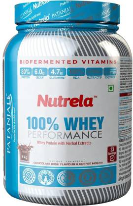 Patanjali Nutrela 100% Whey Performance Powder 1kg