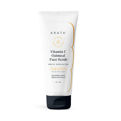 Arata Vitamin C Oatmeal Face Scrub