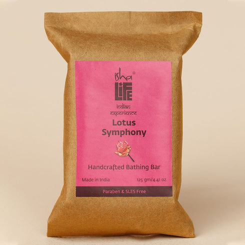 Isha Life Lotus Symphony Handmade Transparent Soap 125g