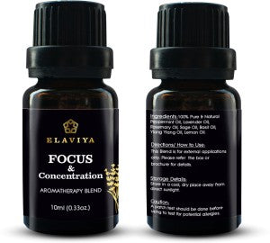 Elaviya Focus & Concentration Aromatherapy Blend 10 ml
