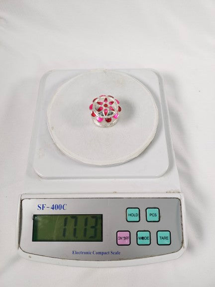Pure Silver Kajal Box 17.13g