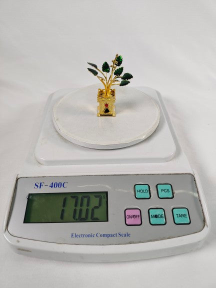 Pure Silver Tulsi Plant 17.02g