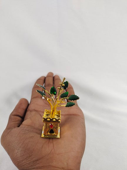 Pure Silver Tulsi Plant 17.02g