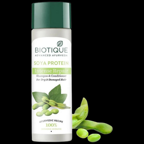 Biotique Advanced Ayurveda Bio Soya Protein Fresh Nourishing Shampoo
