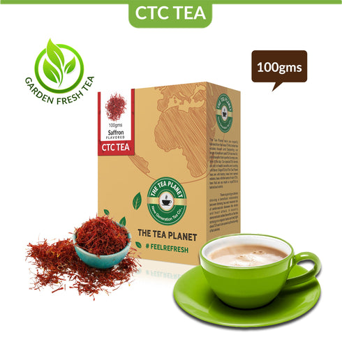 The Tea Planet Saffron Flavored CTC Tea