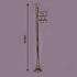 Pure Silver Dhwaja Stambha 65 Grams