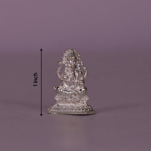 Pure Silver Ganesh 4 Grams 1 pcs