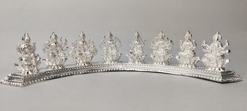 Pure Silver Oval Ashtalakshmi Stand 143.8g