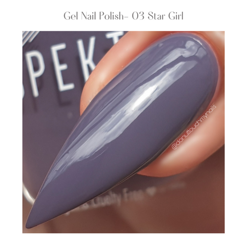 Spekta Gel Shine Nail Polish 03 Star Girl Smokey Purple