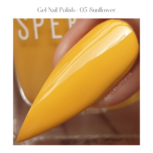 Spekta Gel Shine Nail Polish 05 Sunflower Yellow