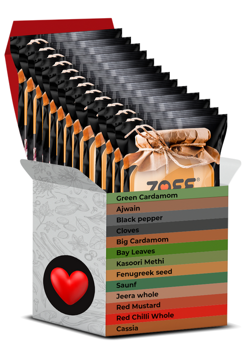 Zoff Assorted Whole Spices Combo Pack of 13