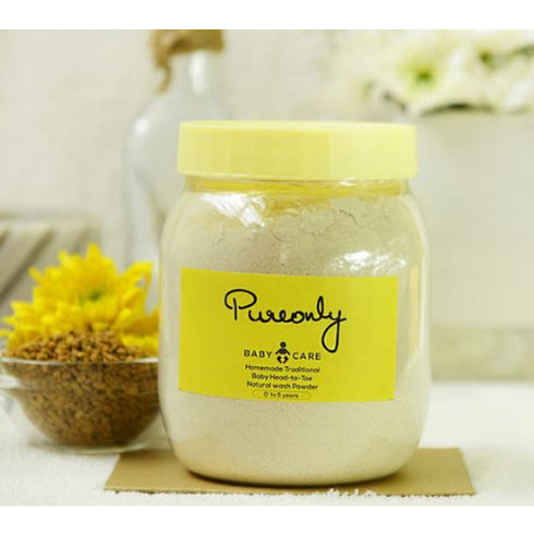 PureOnly Traditional Head-To-Toe Baby Bath Powder 200 Grams
