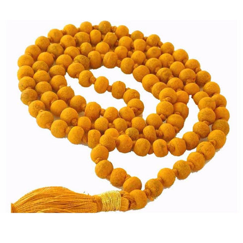 Natural Haldi Mala 108 + 1 Beads