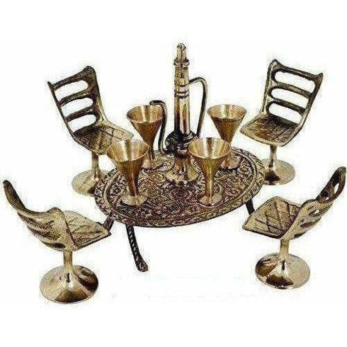 Unique Design Dining Table Chair Maharaja Set
