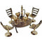 Unique Design Dining Table Chair Maharaja Set