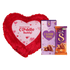 Cadbury Silk Valentines Love Chocolate Bar with Heart Cushion