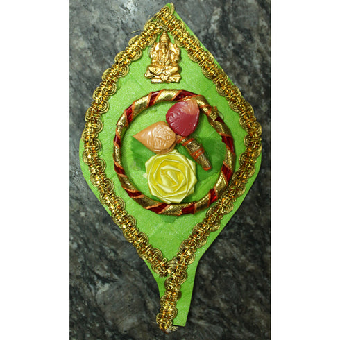 Ganesh Leaf Bangle Haldi Kumkum Pack Of 50