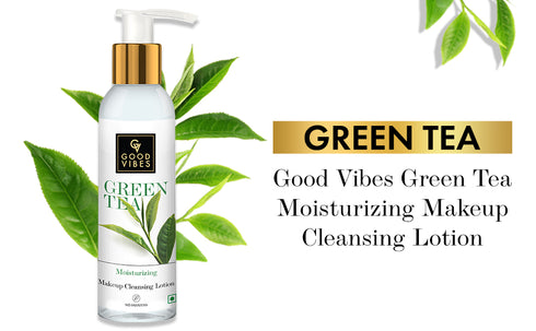 Good Vibes Green Tea Moisturizing Makeup Cleansing Lotion 120ml