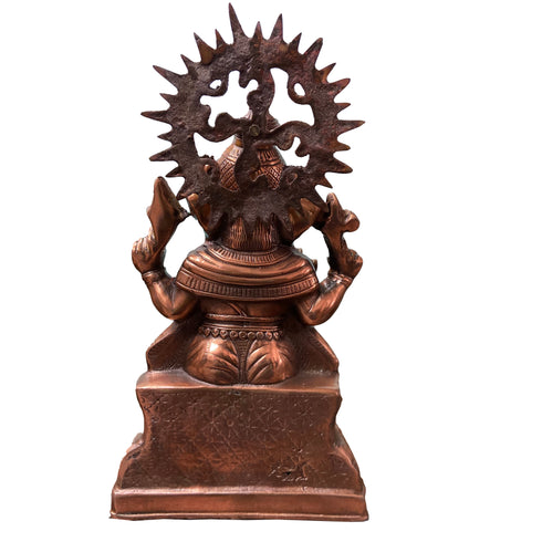 Antique Ganesha Bronze Idol