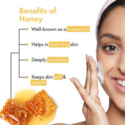 Good Vibes Honey Moisturizing Foaming Face Wash With Deep Cleansing Brush 150ml