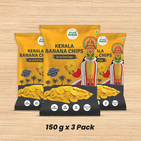 Beyond Snack Kerala Banana Chips Salt & Black Pepper