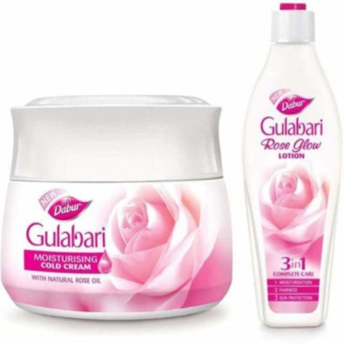 Dabur Gulabari Cold Cream With Gulabari Rose Glow Lotion