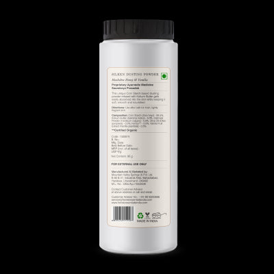 Forest Essentials Silken Dusting Powder Mashobra Honey & Vanilla