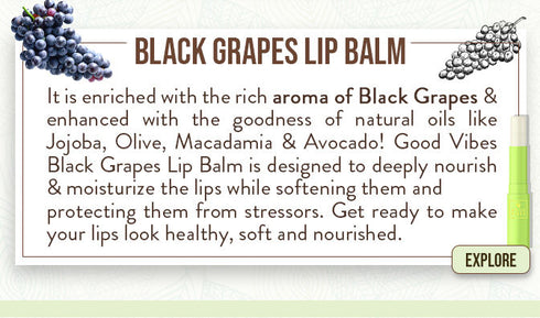 Good Vibes Lip Balm Black Grapes 2.5g