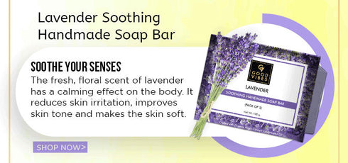 Good Vibes Lavender Soothing Handmade Soap Bar