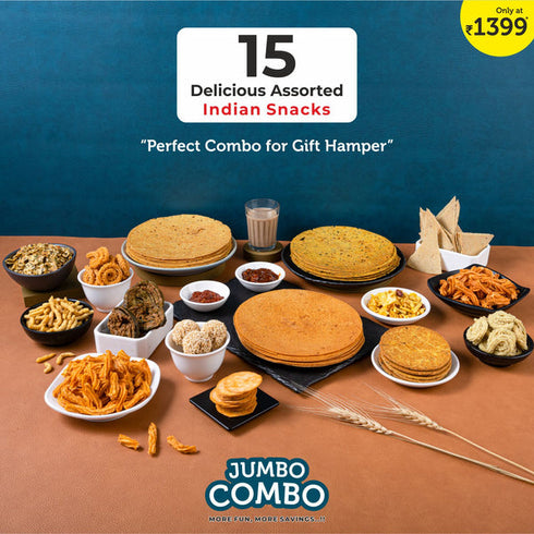 Stuti Khakhra 15 Delicious Assorted Indian Snacks Best For Gift Hampers