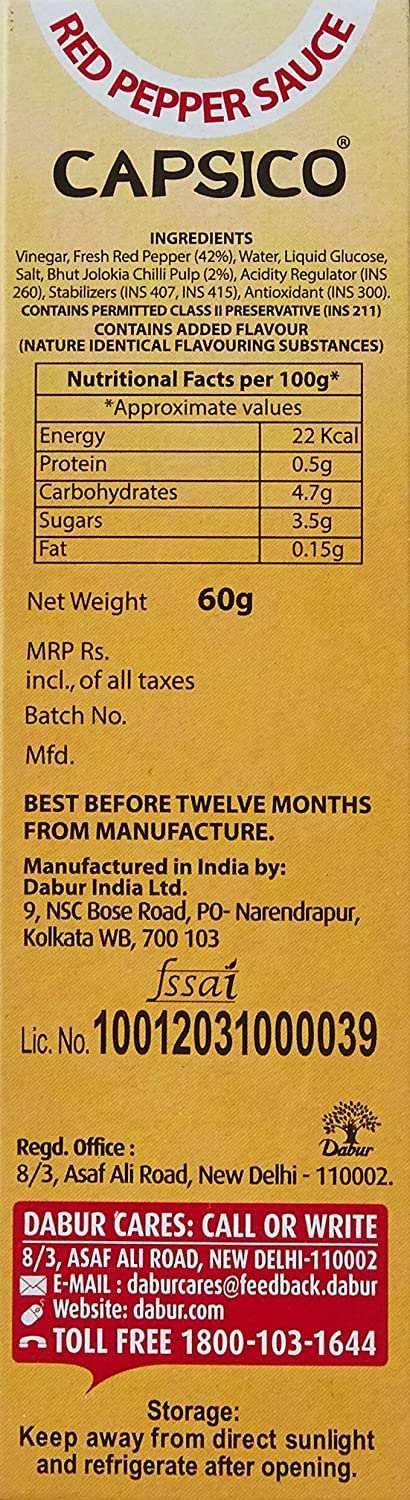 Dabur Sauce Capsico Red Pepper