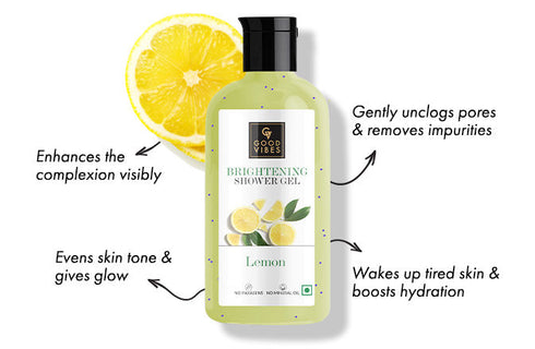 Good Vibes Lemon Brightening Shower Gel 300ml