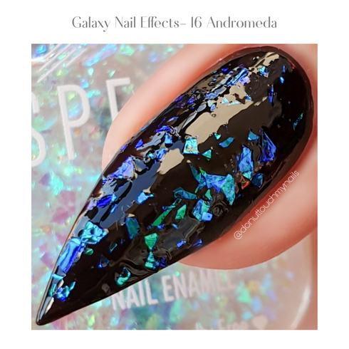 Spekta Galaxy Nail Effects 16 Andromeda Flakey Topper