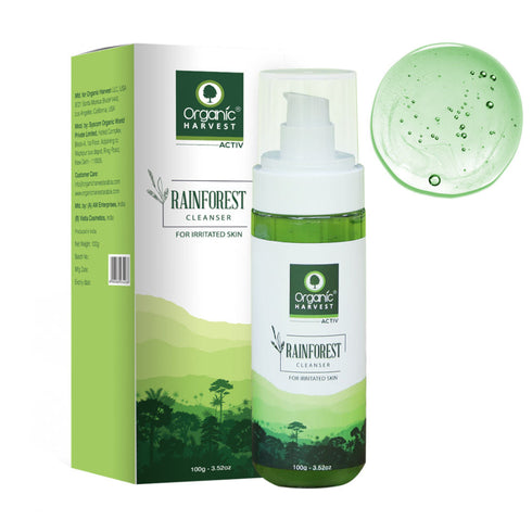 Organic Harvest Rainforest Cleanser For Irritated Skin