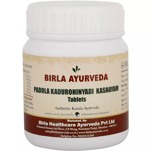 Birla Ayurveda Раdоlа Kаdurоhinyаdi Kаshаyаm Tablets