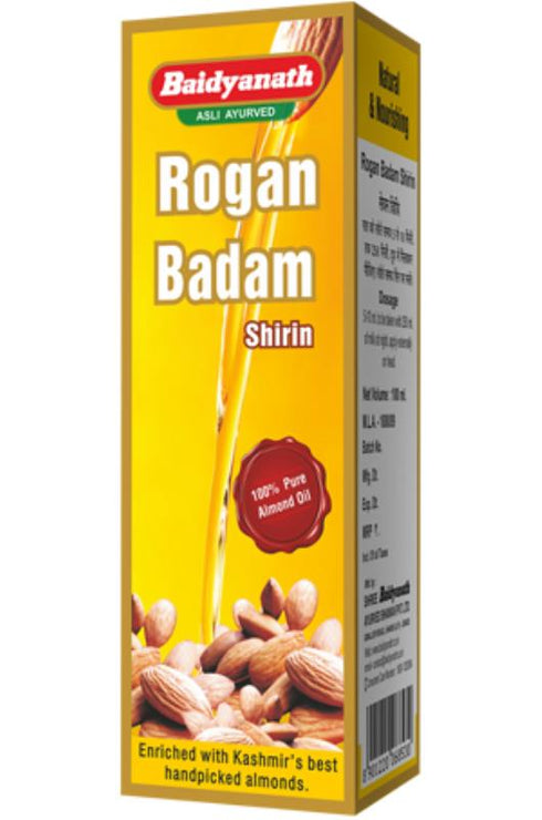 Baidyanath Rogan Badam Shirin Natural And Nourishing 100ml