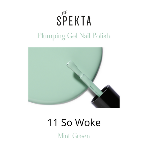 Spekta Gel Shine Nail Polish 11 So Woke Mint Green