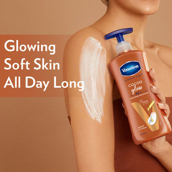Vaseline Cocoa Glow Serum In Lotion 100% Pure Cocoa and Shea Butter for Glowing and Soft Skin